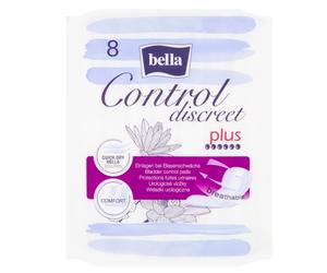Assorbenti urologici Bella Control Discreet Plus 8 pezzi