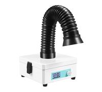 Assorbitore di saldatura da 15 W, mini aspirapolvere desktop con filtro a 3 livelli, aspirazione volume dell'aria 15 m³/h 48 dB per saldatura stazione di saldatura