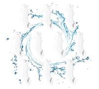 Assorbitore Di Schiuma Per Piscina - Spugna Per Pulizia Vasca Idromassaggio, Set Di Spugne Per Assorbitore Di Schiuma Da 10 Pezzi | Cuscinetti Per Skimmer Per Olio E Sporco Per Vasca Idromassaggio, Pi