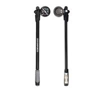 Assorbitori di ammortizzatori della pompa in bicicletta | Pompa ad aria digitale ad alta pressione EPDM Cilindro in alluminio con pulsante di ventilazione e borsa per il trasporto | Compatibile con US