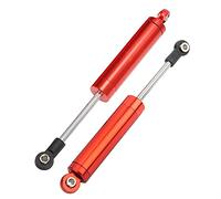 Assorbitori di ammortizzatori RC in lega di alluminio ad aluminio ad aluminazione incorporato incorporato per gli ammortizzatori a molla per Slash 2WD auto RC 2pcs 112 mm (Rosso)