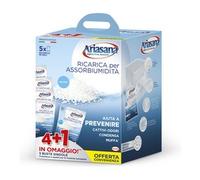 RICARICA ARIASANA SALI INODORE 5 PZ ASSORBIUMIDITA' DEUMIDIFICATORE 450 GR 13406