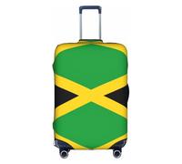 ASSORT Jamaica Flag Print Travel Elastic Suitcase Protector antigraffio lavabile copertura bagagli multi-size, bianco, Large