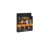 Beta 1169GBM/D3 - Assortimento di 1 pinza universale, 1 pinza becchi mezzotondi lunghi e 1 tronchese, impugnatura bimateriale, con finitura industriale