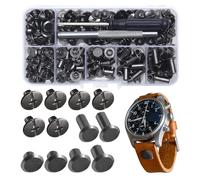 Assorted Chicago Bolt Set, Multi-Size Binding Posts, High- Finish with Feature, Heavy-Duty Screw Rivet System, Restoration Accessory with Sl esign, Solution for Belts