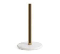 Assorted Collections Portarotolo da cucina con base in marmo, dispenser di asciugamani di carta autoportante per rotoli standard (oro)