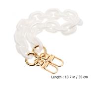 Assorted Color Resin Bag Chain Strap Replacement with Buckles for Tote Bags