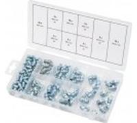 ASSORTIMENTO 110 INGRASSATORI FILETTATI 6-10 DRITTI 45