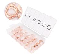 ASSORTIMENTO 110 RONDELLE IN RAME KIT 110 RONDELLE IN RAME ASSORTITE 6 MISURE