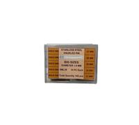 Assortimento 150 perni in acciaio big size Ø 1 MM da 22 a 31 mm