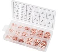 ASSORTIMENTO 150 RONDELLE IN RAME 5-17,5