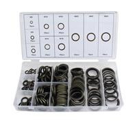 ASSORTIMENTO 150 RONDELLE METALLO GOMMATO TAPPI OLIO MOTORE