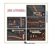 Assortimento 295 utensili in termoformati morbidi BW 2400S7/5M Beta Worker