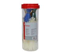 ASSORTIMENTO 850 FASCETTE SERRACAVI PER CAVI CABLAGGIO PLASTICA NYLON COLORATE