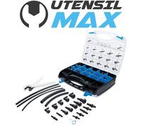 ASSORTIMENTO 95 PEZZI, TUBI E CONNETTORI DEL CARBURANTE, IN PLASTICA