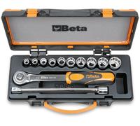 Assortimento Beta 920AS/C10 Kit Di 10 Chiavi A Bussola Poligonali + 2