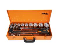 Assortimento Beta 928AS/C12 Kit Di 12 Chiavi A Bussola Esagonali + 5 Accessori