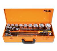 Assortimento Beta 928B/C12 Kit Di 12 Chiavi A Bussola Poligonali + 5 Accessori