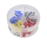 Assortimento BM00424: connettore ammortizzatore isolato doppio rossoblu grigi...