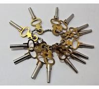 assortimento Chiavi carica orologi tasca 14 pezzi Pocket Watch Key collection