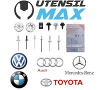 ASSORTIMENTO CLIP AUTOMOTIVE 400 PEZZI, PER AUDI, VW, TOYOTA, MERCEDES-BENZ, BMW