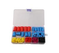 Assortimento completo di spine coniche in gomma siliconica con 125 pezzi disponi