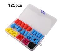 Assortimento completo di spine coniche in gomma siliconica con 125 pezzi disponi