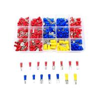 Assortimento completo di terminali a vanga a crimpare per collegamenti elettrici