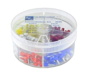 Assortimento dembouts semplici Vogt Verbindungstechnik 737035 0,50 mm² 2,50 mm² arancio, bianco, giallo, rosso, blu 400 pz