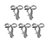 Assortimento di 10/5 decorazioni in metallo a forma di farfalla, delicato fiocco, accessorio essenziale per gli appassionati di artigianato elegante, New bow 2, come descritto, come descritto