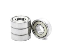 Assortimento di 10 cuscinetti a sfera a gola profonda miniaturizzati con foro da 3 a 9 mm e guarnizione in gomma.,RS,5x16x5mm