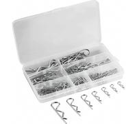 Assortimento di 100 coppiglie, clip RC in acciaio inossidabile, coppiglie, set di clip a molla, clip per carrozzeria, perni di fissaggio, cl