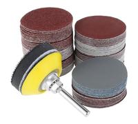 Assortimento Di 120 Fogli Di Carta Vetrata Da 50 Mm, Grana 60-3000, Set Di Dischi Abrasivi Da 2 Pollici For Trapani, Smerigliatrici, Utensili Rotanti Con Cuscinetto For Asta Del Disco