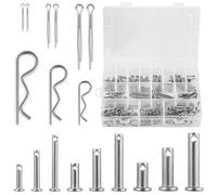 Assortimento di 122 pezzi, perni M6 M8, perni M1,5 M2 M3 e clip a R, in acciaio inossidabile 304 per auto, camion e macchinari
