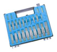 Assortimento di 150 punte da trapano multiuso, include dimensioni da 0,5 mm a 2,0 mm, perfette per attività delicate e set di punte da trapano