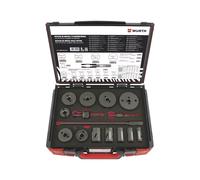 Assortimento di 16 seghe a tazza HSSCo8 dalla 19 alla 76 mm per utilizzo profess