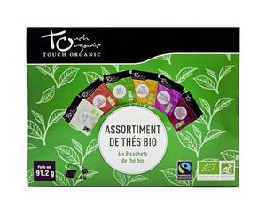 Assortimento di 6 scatole da 8 sacchetti, 864 g, Touch Organic