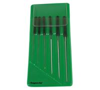 Assortimento di alesatori di alta qualità in sei pezzi diametro 0,60-2,00 mm