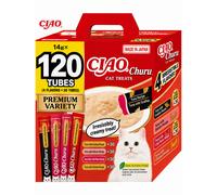 Assortimento di alimenti per gatti CIAO Churu Luxury Variety 120 pezzi dal Gi...