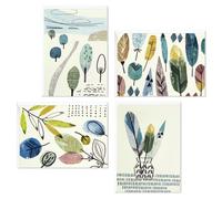 Assortimento di biglietti vuoti Hallmark con stampe naturalistiche (48 biglietti con buste)