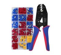 Assortimento di capicorda a crimpare con 300 connettori elettrici Pinze a crimpare Set di pinze per crimpatura e capicorda