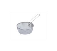Assortimento di cestelli per frittura profonda, friggitrice a rete in acciaio inox per una cottura efficiente, maniglia rimovibile per una m
