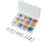 Assortimento di connettori a crimpare da 0,5 mm² a 6 mm², rossi, blu, gialli