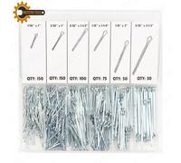 Assortimento di coppiglie 555 pz