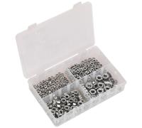 Sealey Acciaio Dado Assortimento 370pc M5-M10 Metrico AB028SN