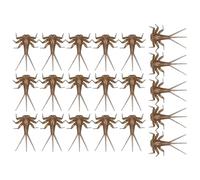 Assortimento di esche da pesca a mosca, confezione da 20 esche legate a mano, per acqua salata e lago, ninfe realistiche per pesca alla trota, esche per crappie, salmone, spigola, con imitazione di