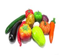 Assortimento di frutta e verdura artificiale in polietilene, per casa, cucina, bancone, istituzioni educative, lezioni d'arte e supporto per l'apprendimento visivo (C)