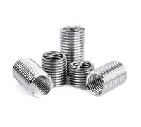 Assortimento di inserti filettati per filo M10-1.5 × 1.5D 50 pezzi, inserto di riparazione filettato tipo elicoidale in acciaio inossidabile