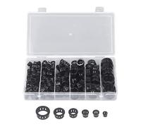 Assortimento di protezioni per passacavi in plastica di nylon da 160 pezzi per gestione e isolamento dei cavi, 6 misure incluse boccole da 5/16 3/8 1/2 5/8 3/4 e 1 pollice con