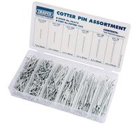 Assortimento Di Spilli Draper 555 Pezzi Zincati In Custodia Di Plastica 56375